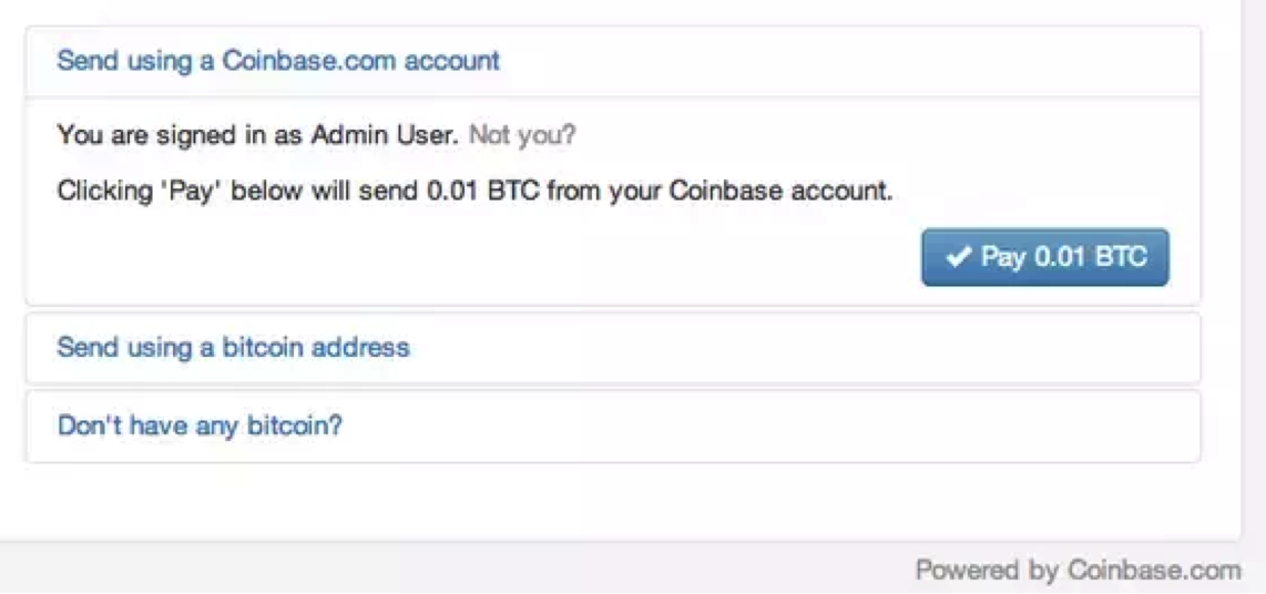 coinbase invoice