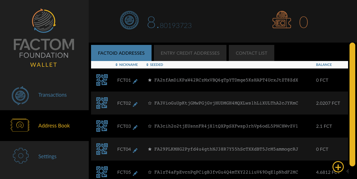 factom crypto wallet