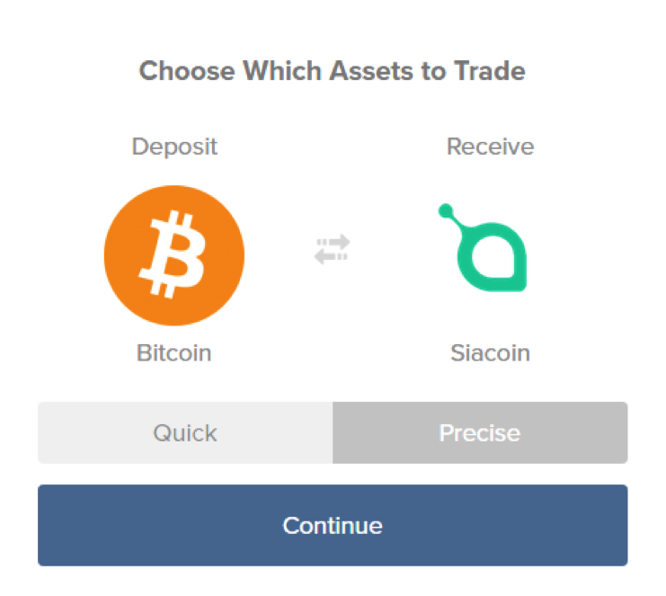 siacoin shapeshift