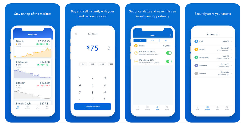 Coinbase iOS App