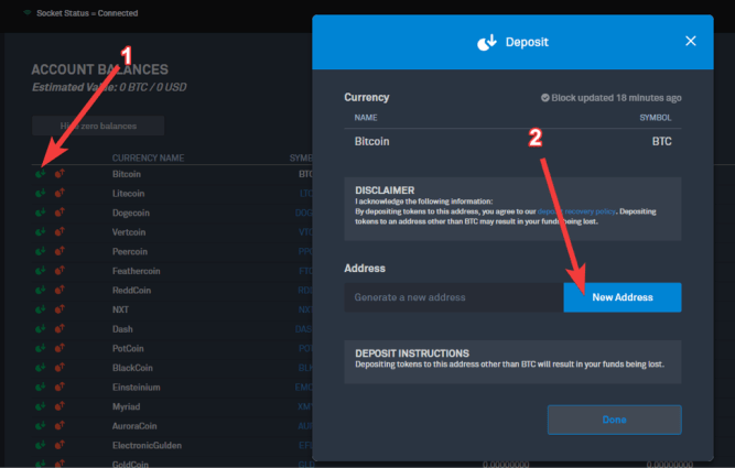 siacoin deposit